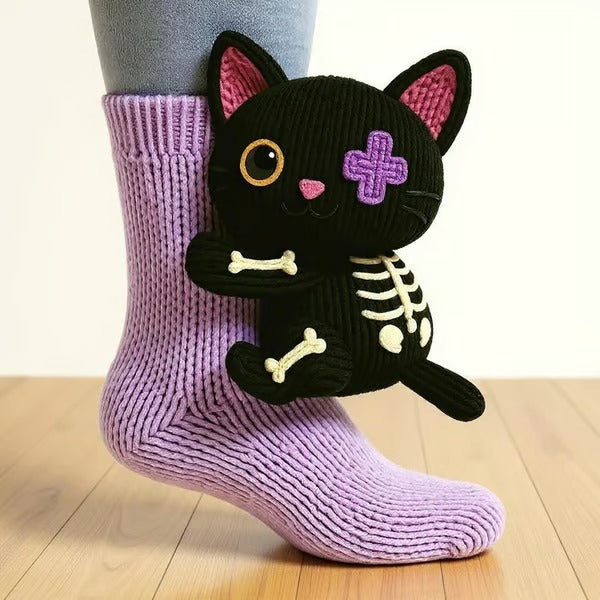 Cheerful animal socks