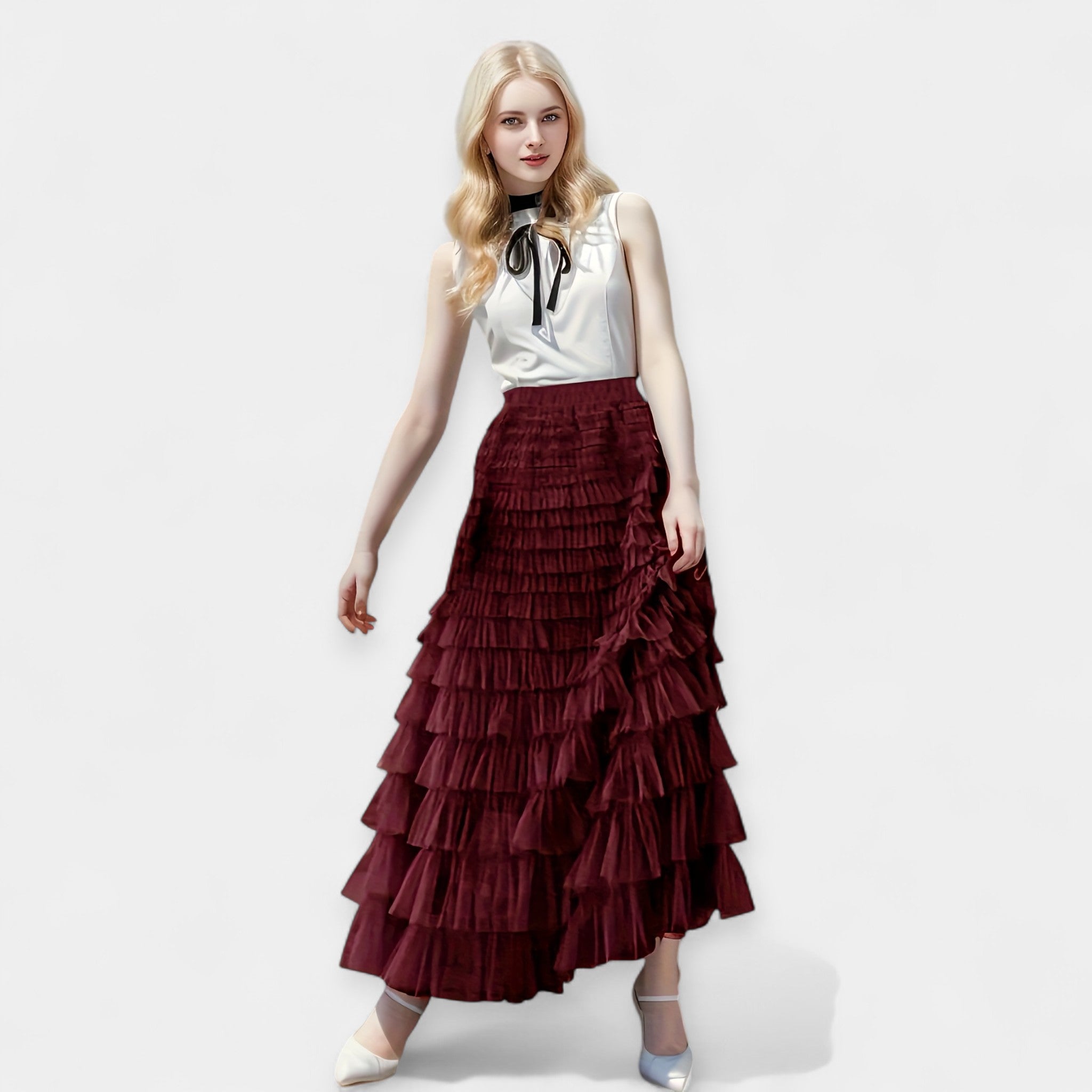 Tulle Skirt with Volume and Elegance