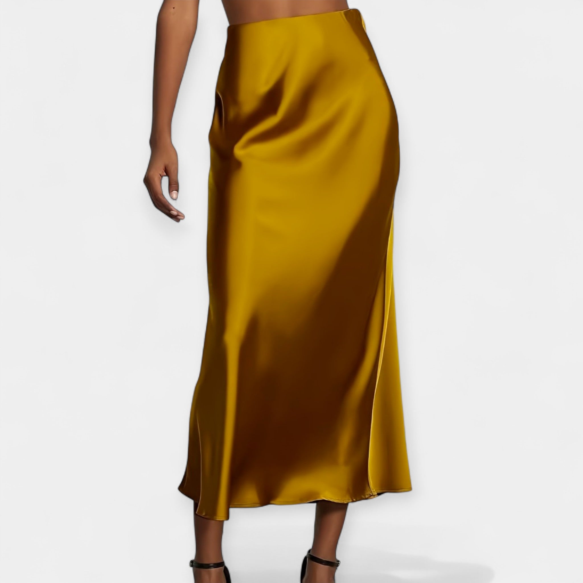 Elegant Satin Skirt