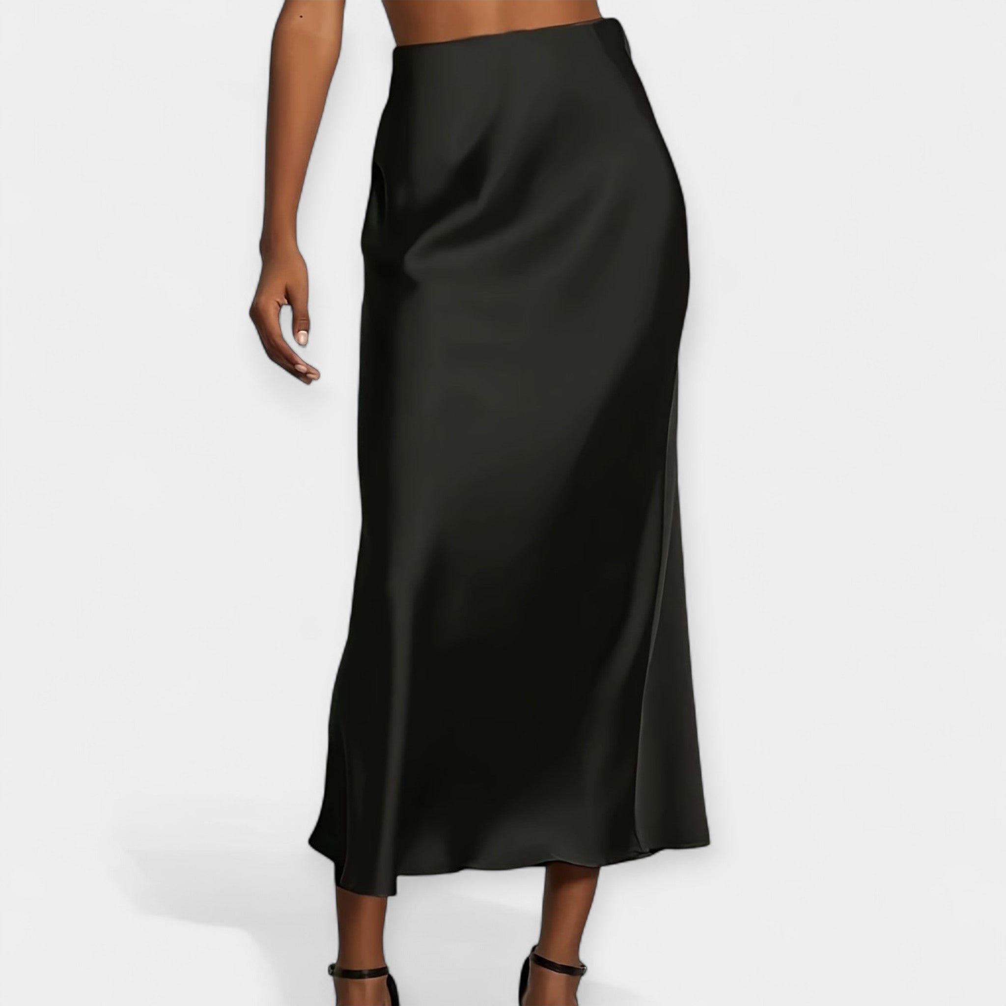 Elegant Satin Skirt