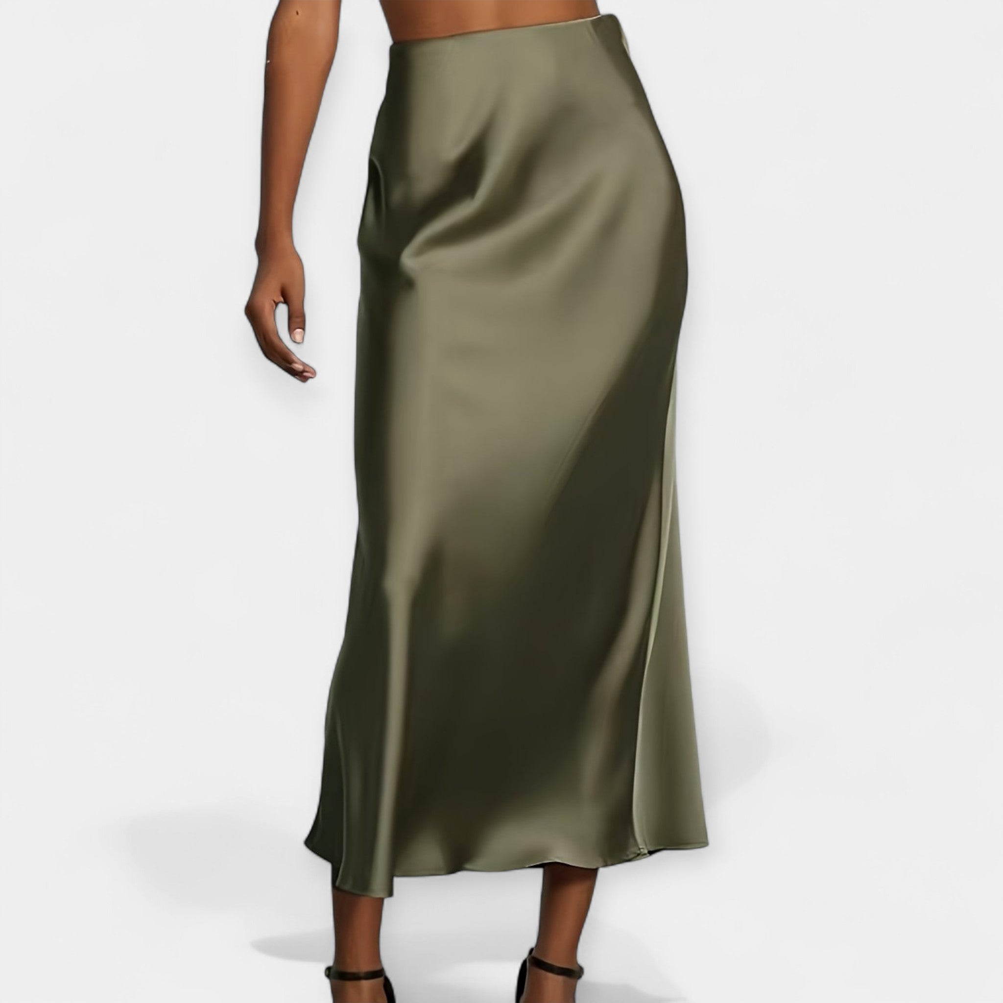 Elegant Satin Skirt