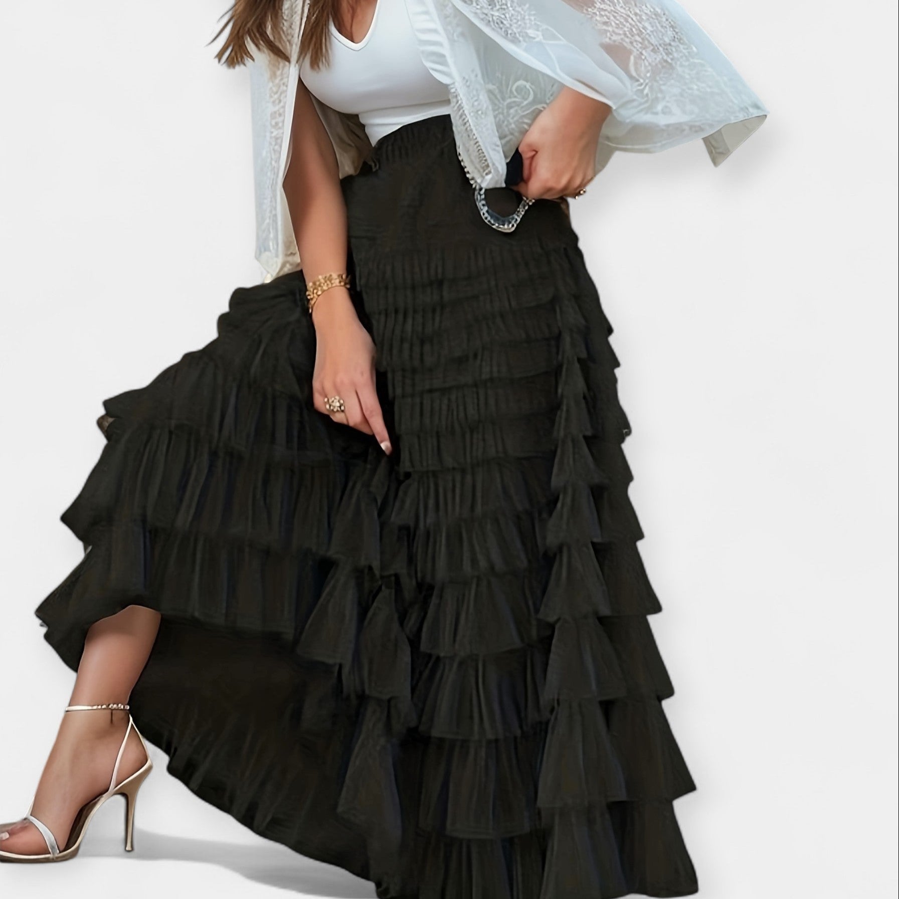 Tulle Skirt with Volume and Elegance