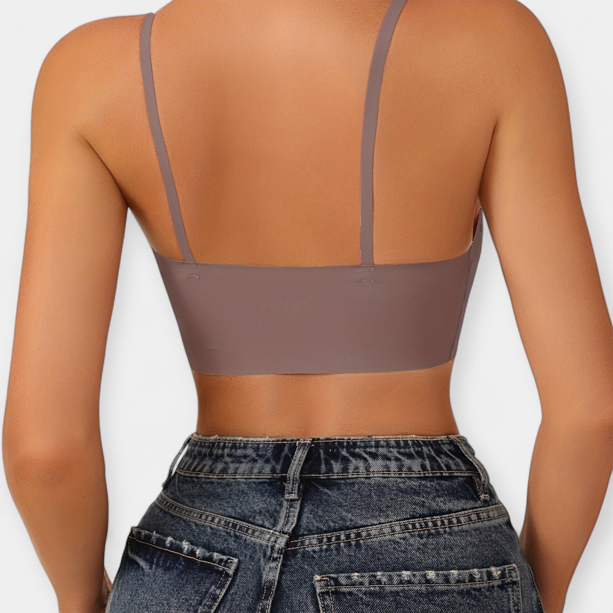 Wireless push-up bra