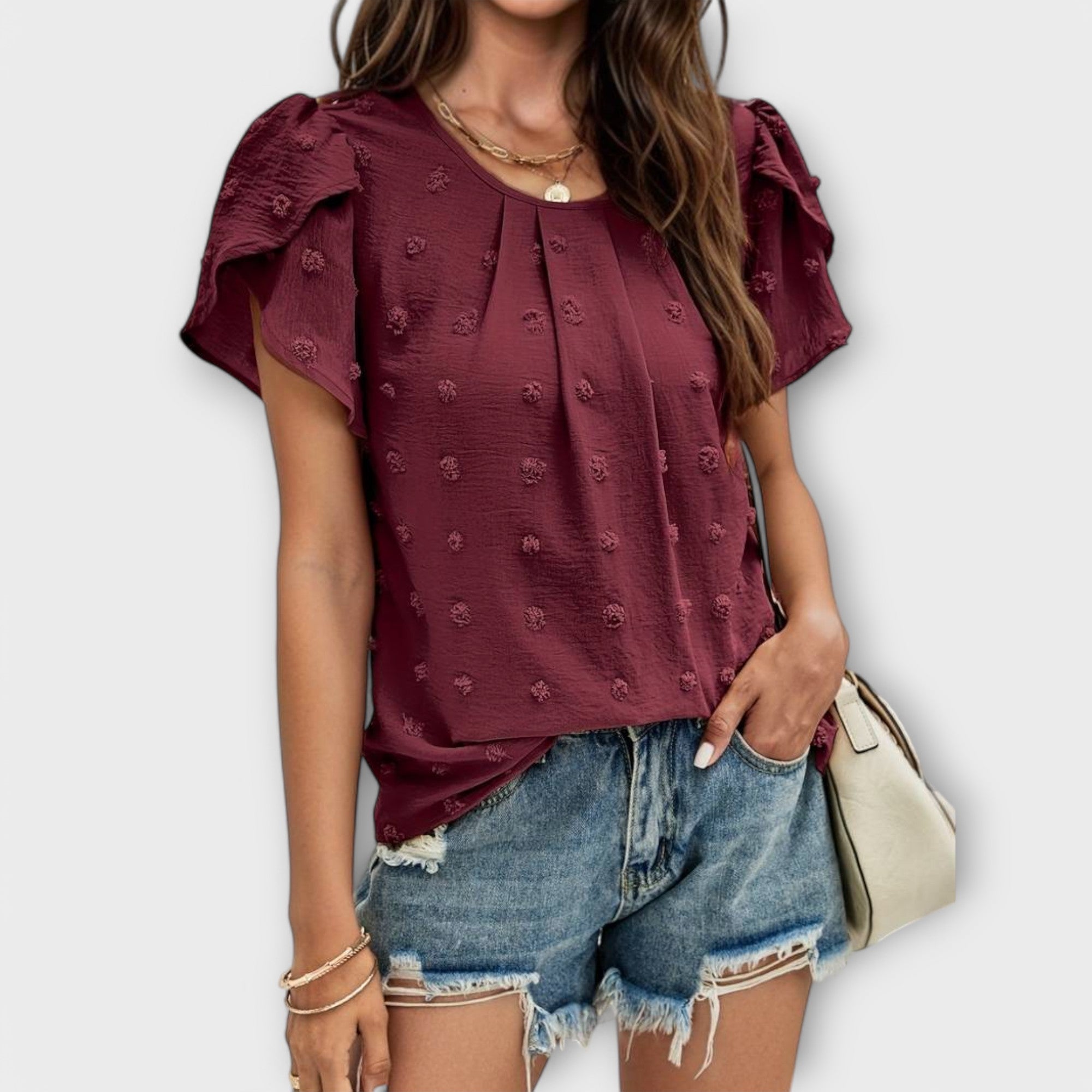 Charlotte - polka dot blouse
