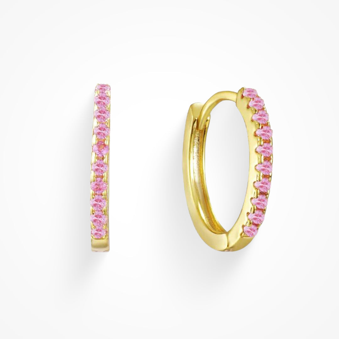 Hoop Earring with Zirconias