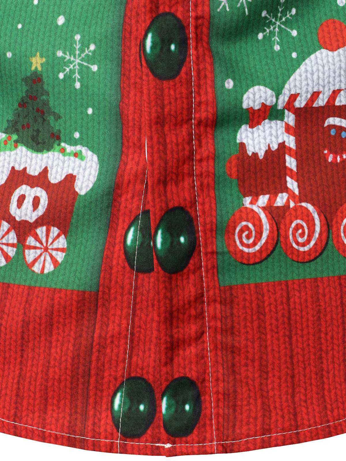 Herre's funny Christmas outfit holiday party ugly long-sleeve shirt