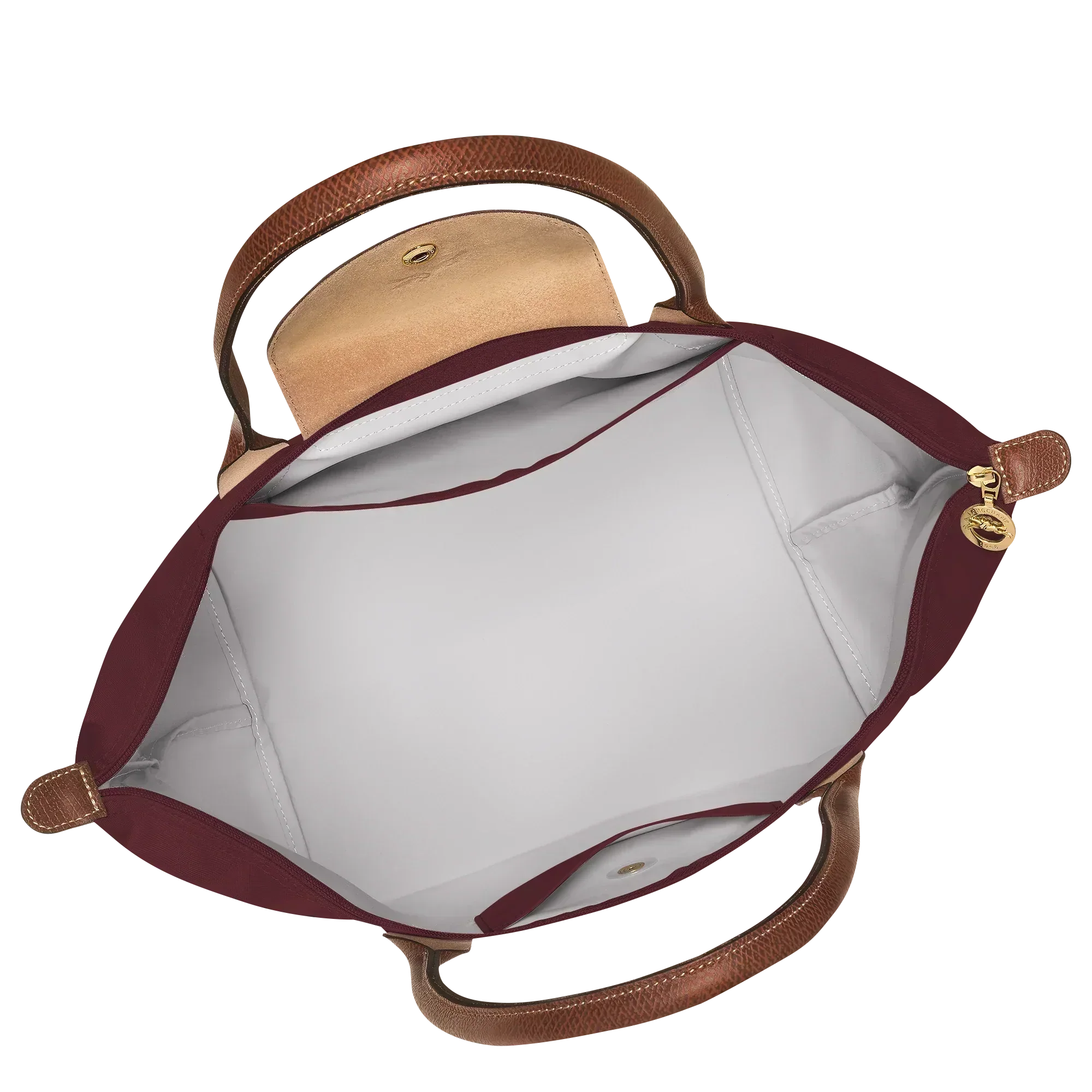 Longchamp - Large Le Pliage Bag, Burgundy