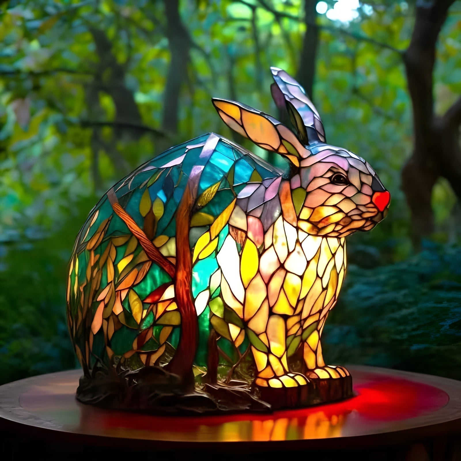 Pinpin – Magic Colored Glass Rabbit Lamp