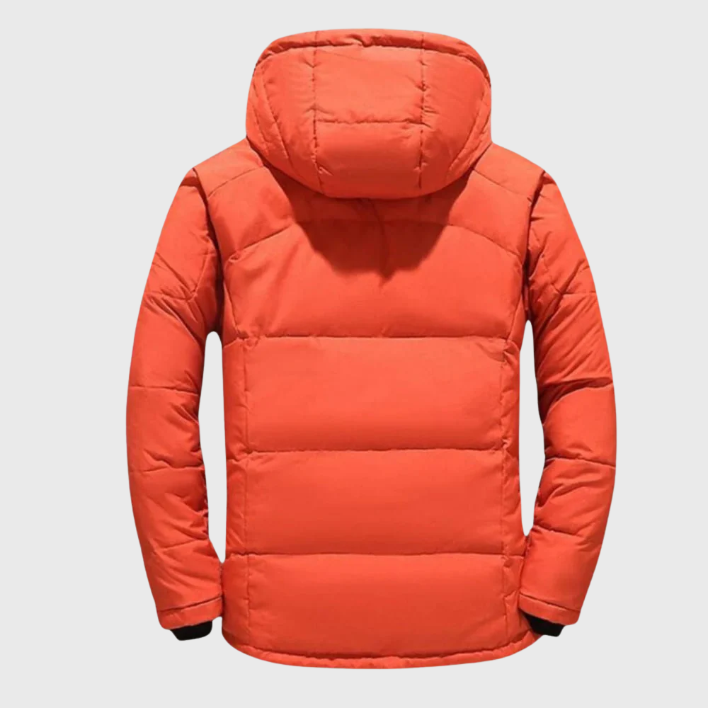 Weatherproof down jacket
