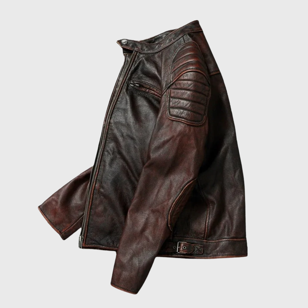 Zipper Leather Jacket