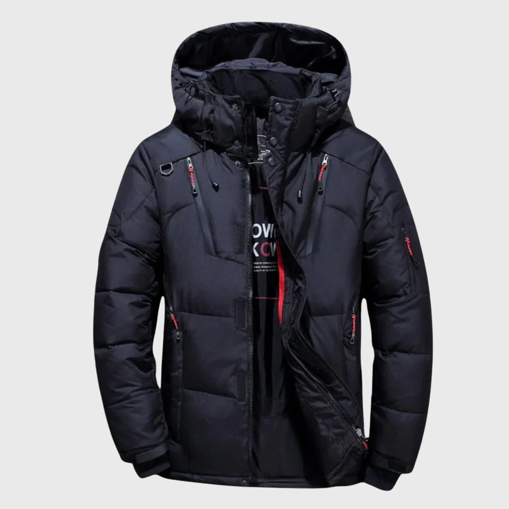 Weatherproof down jacket
