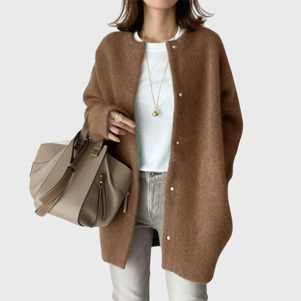 Chloé™ - Elegant Cashmere Cardigan