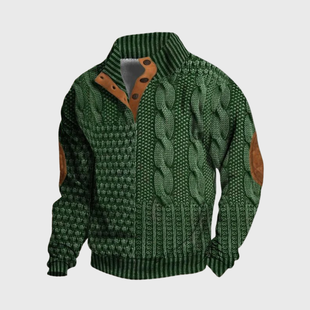 Vintage Print Sweater