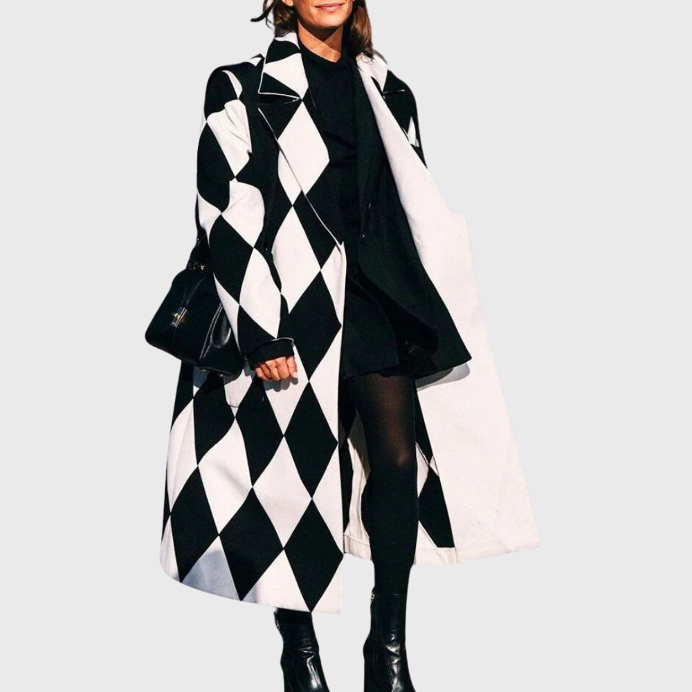 Oversized wrap coat