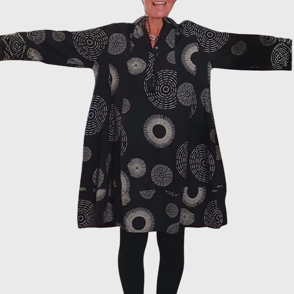 Long-Sleeved Shirt Dress