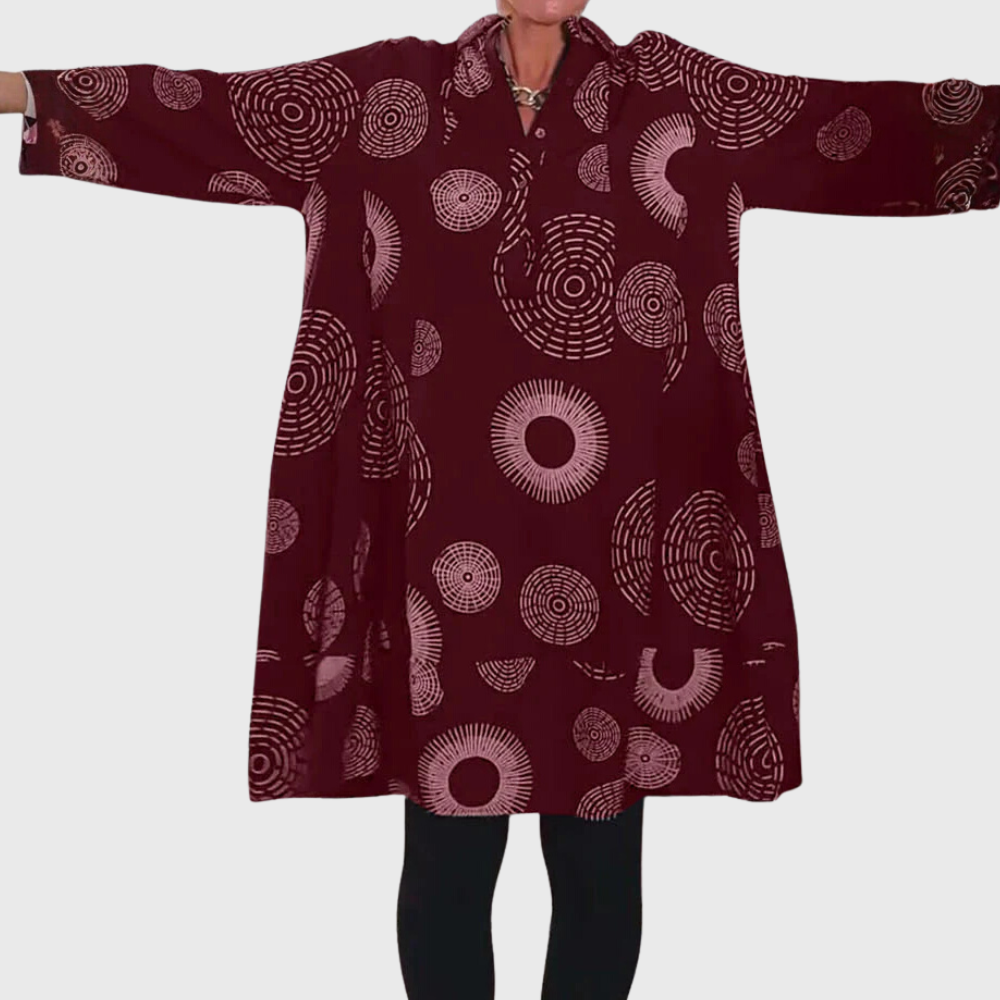 Long-Sleeved Shirt Dress