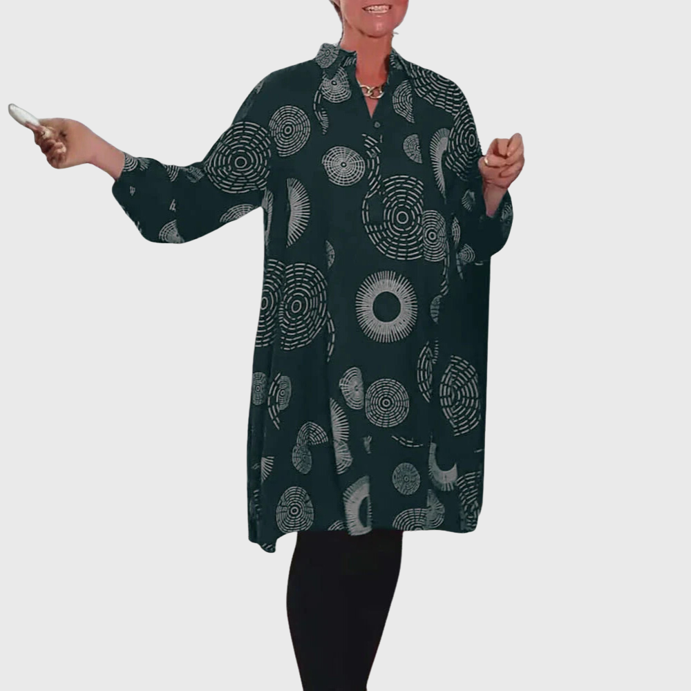 Long-Sleeved Shirt Dress