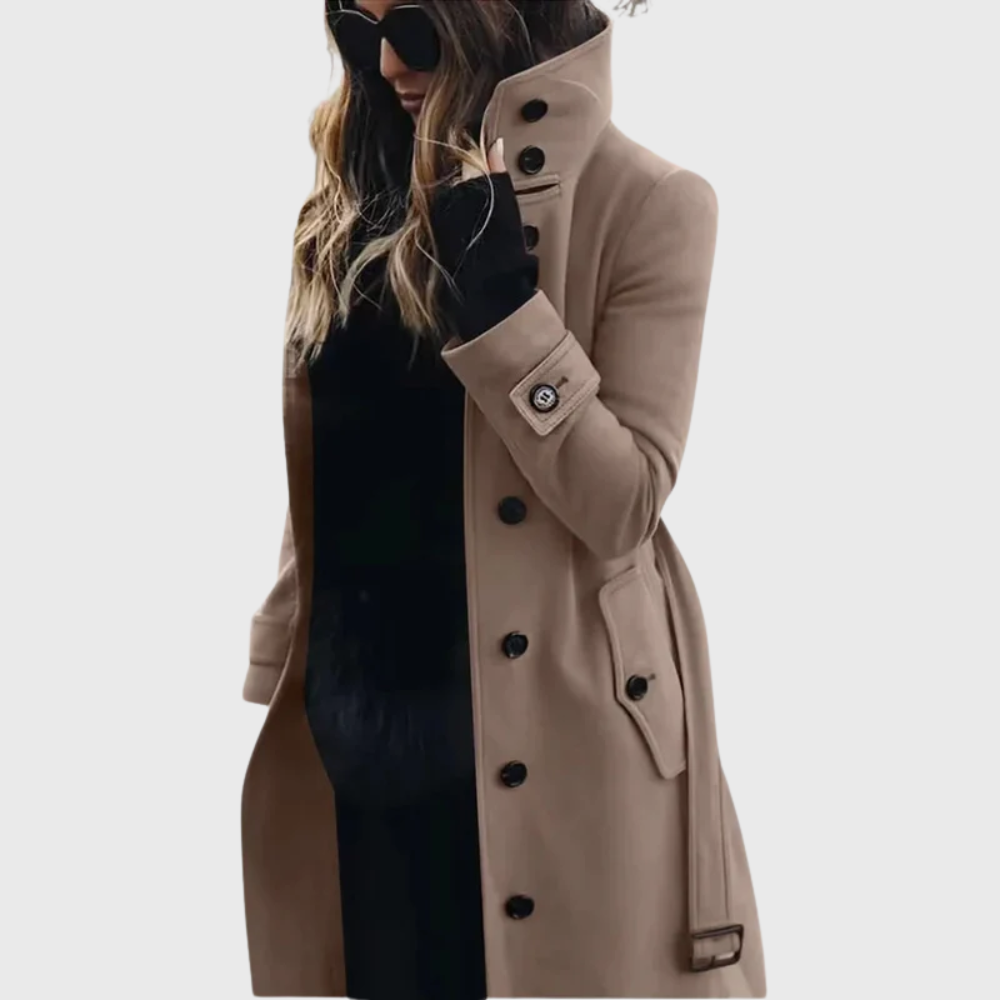 Winfell | Water-Repellent Long Trench Coat