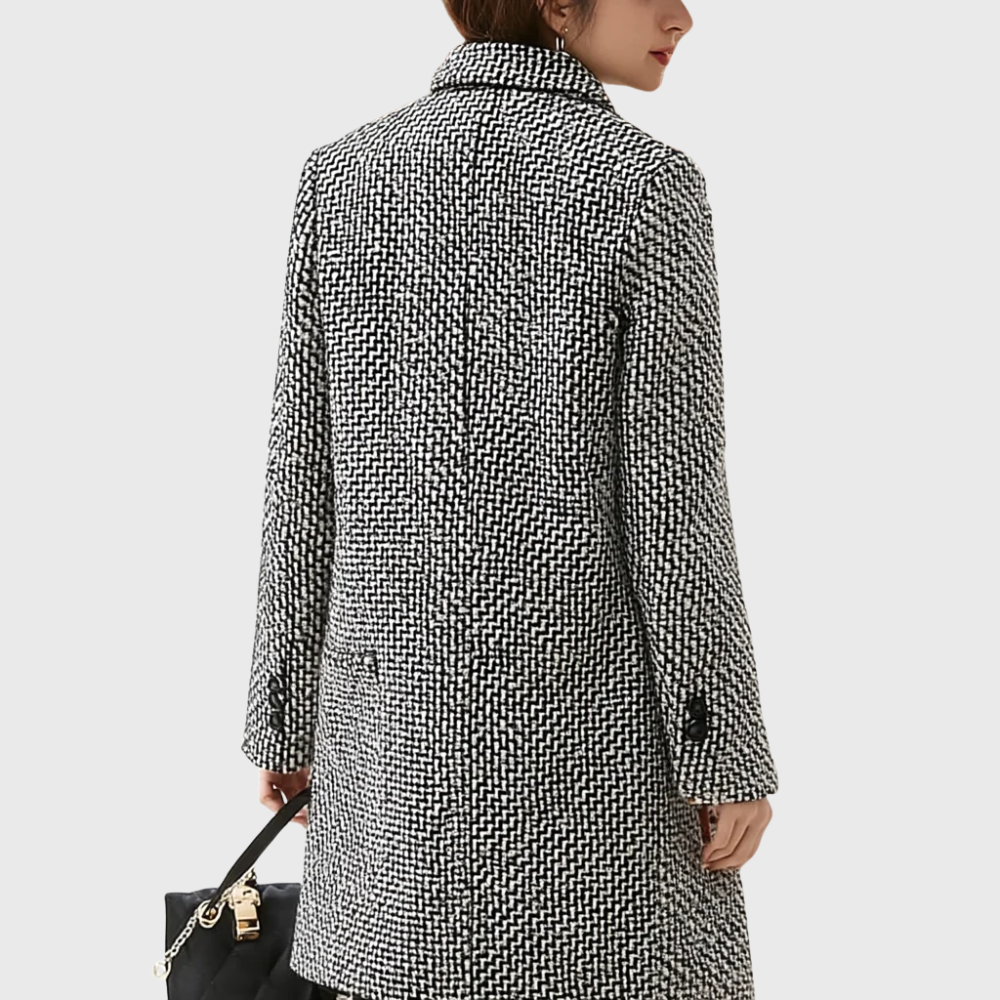 Warm wool jacket for winter