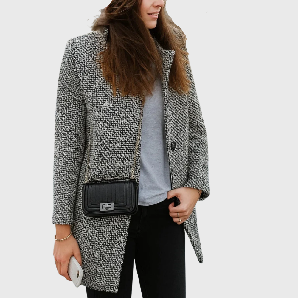 Warm wool jacket for winter
