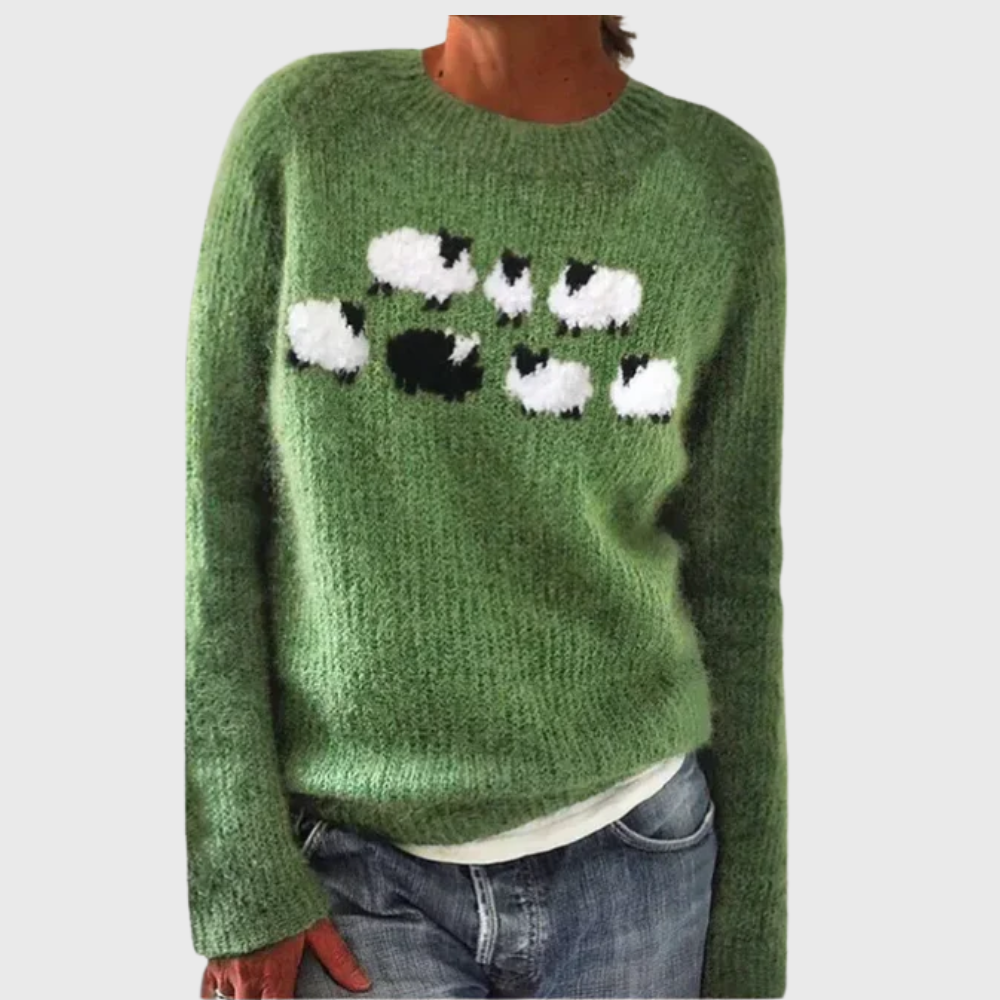 Poppy | Cozy Retro Sweater