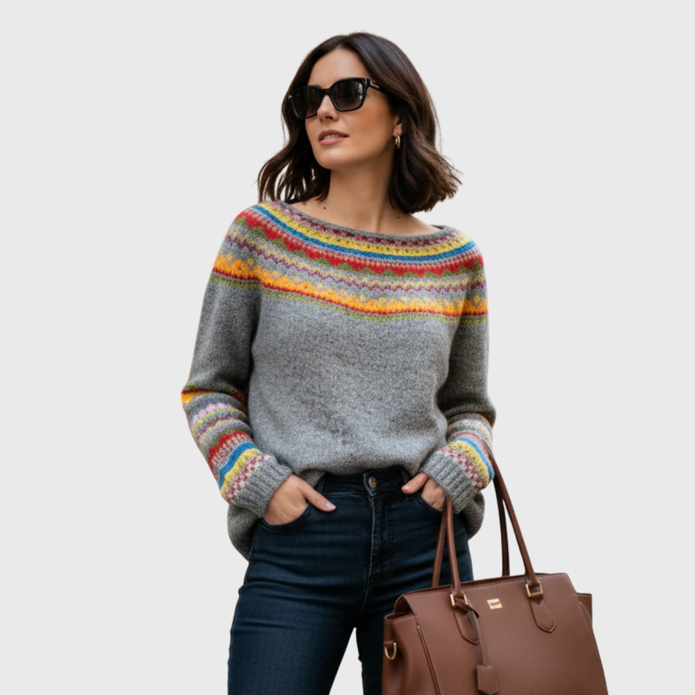 Jasmine | Comfortable Retro Sweater