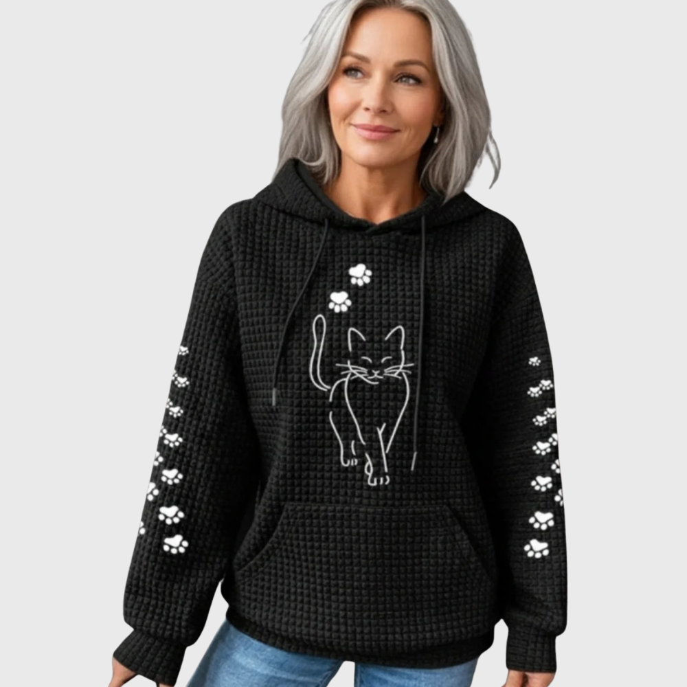 Long sleeve hoodie top