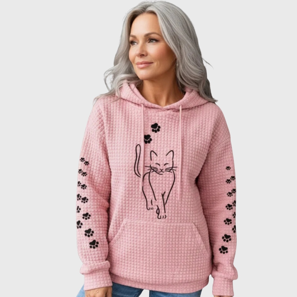 Long sleeve hoodie top