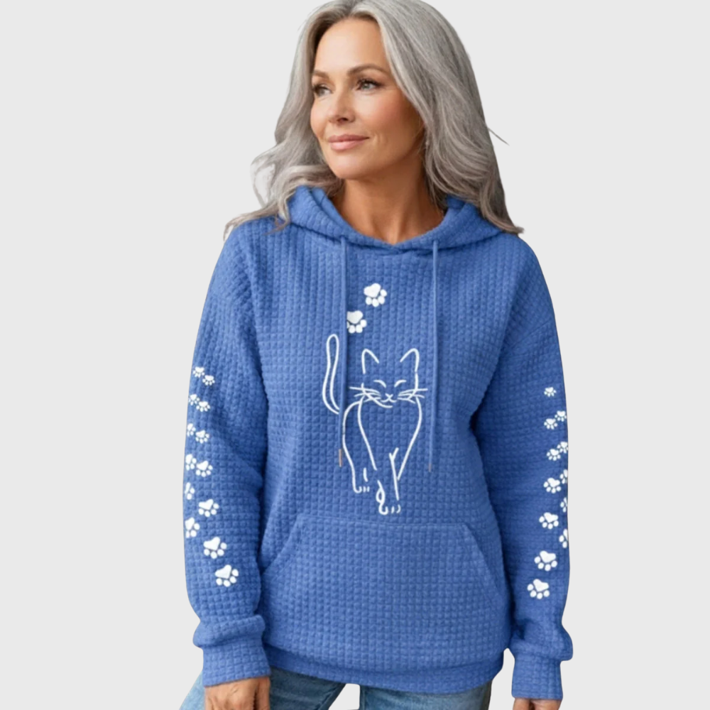 Long sleeve hoodie top