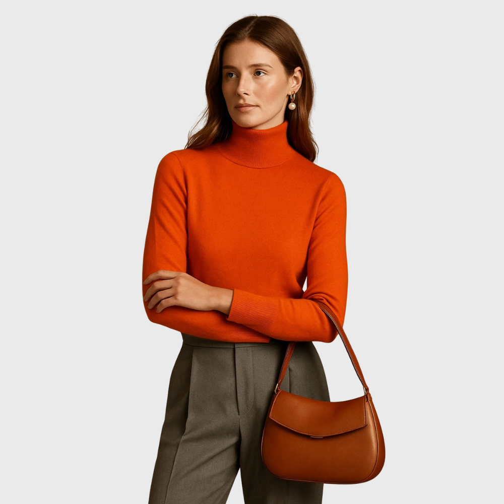 Cashmere turtleneck sweater