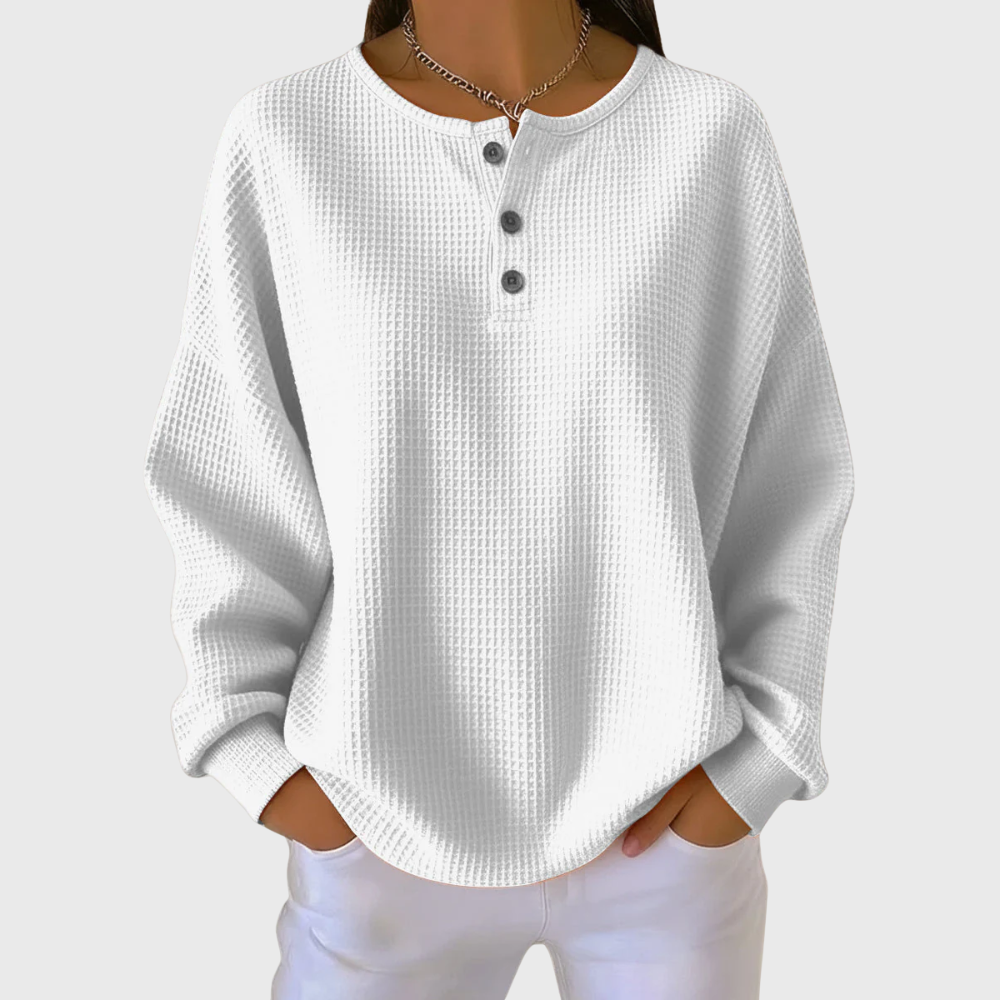 Single-Knit Crew Neck Sweatshirt