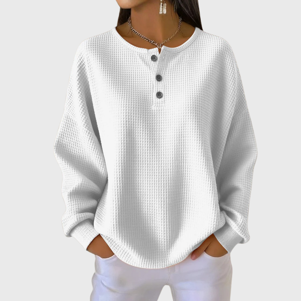 ANNA™ | STYLISH SWEATSHIRT WITH COLLAR