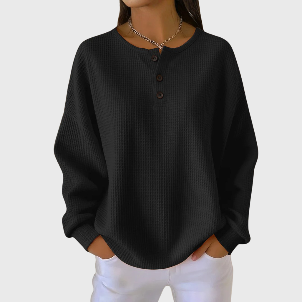 ANNA™ | STYLISH SWEATSHIRT WITH COLLAR
