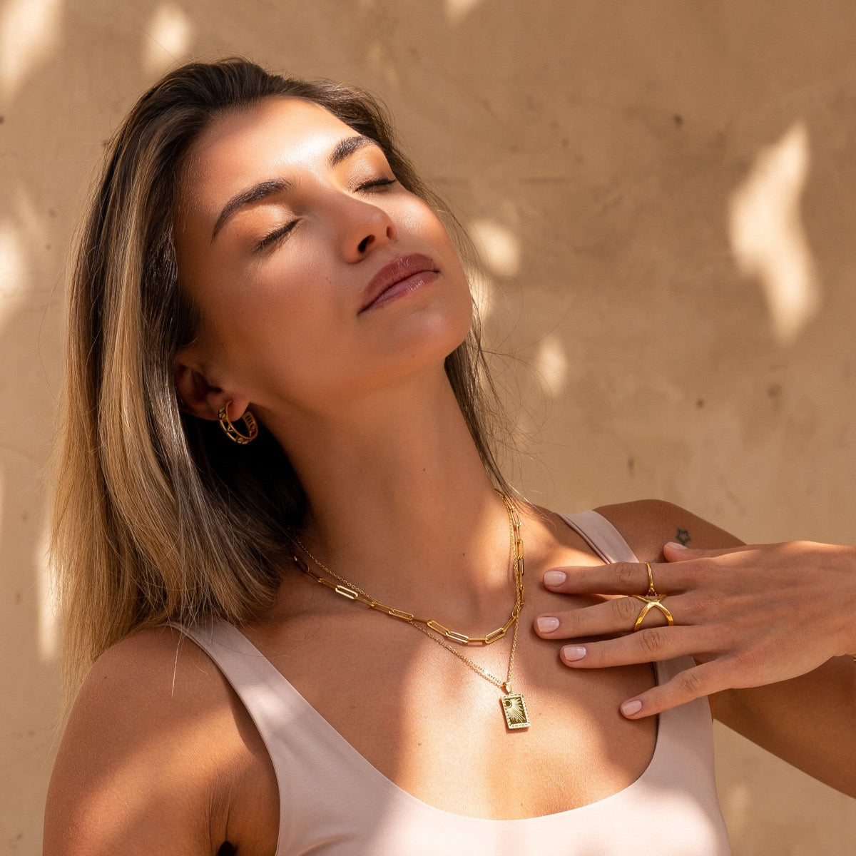 Golden Chain with Clip