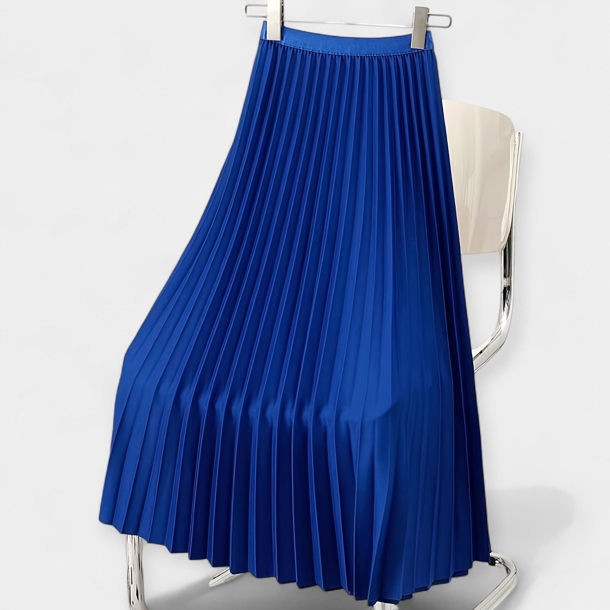 Long Pleated Skirt