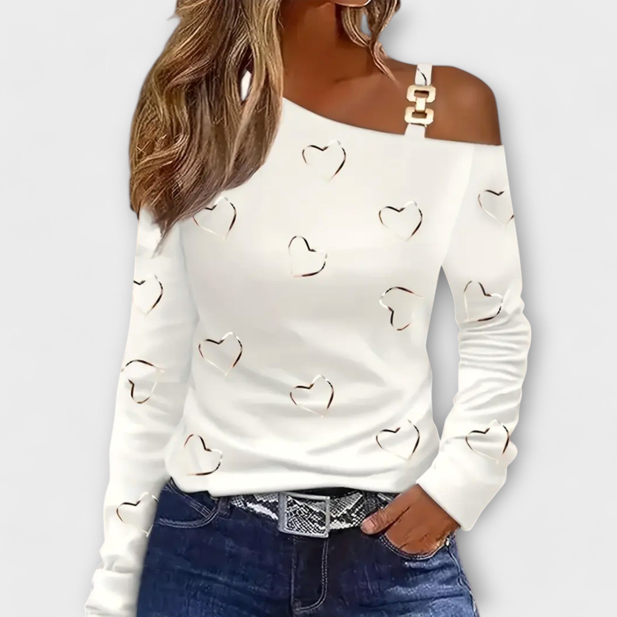 Evelyn - Long Sleeve Casual T-Shirt