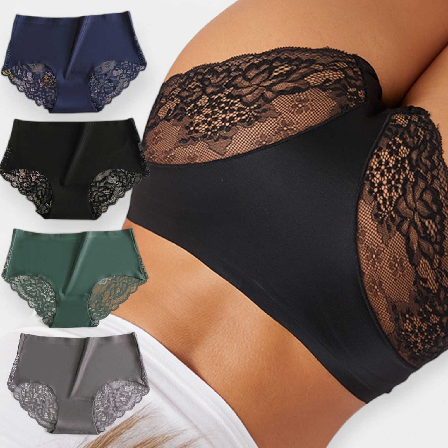Set of 4 Sexy Lace Briefs