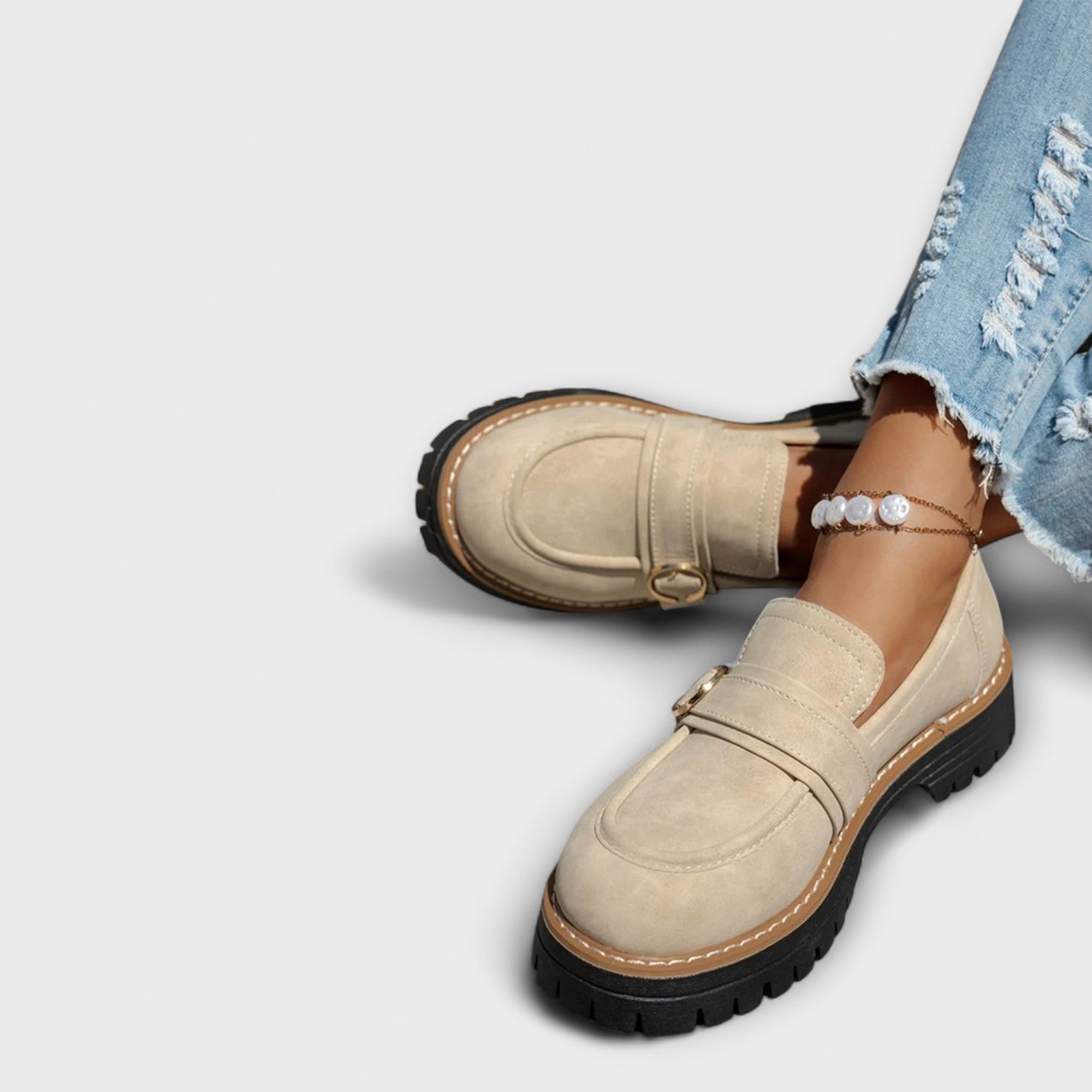 Lora™ | Casual Round Toe Moccasins