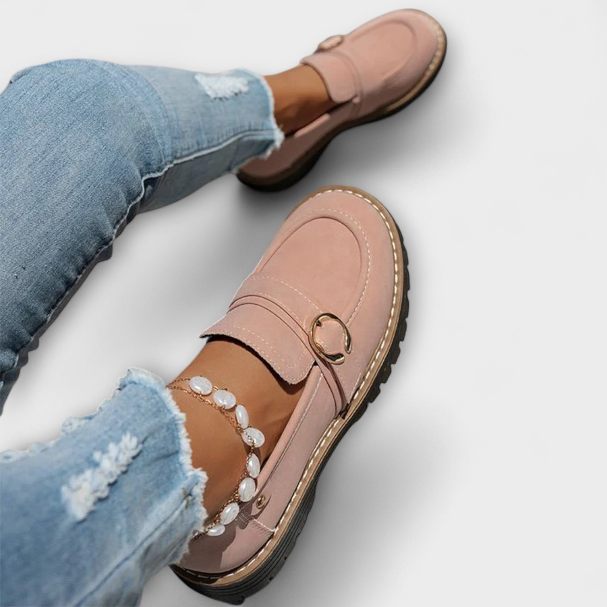 Lora™ | Casual Round Toe Moccasins