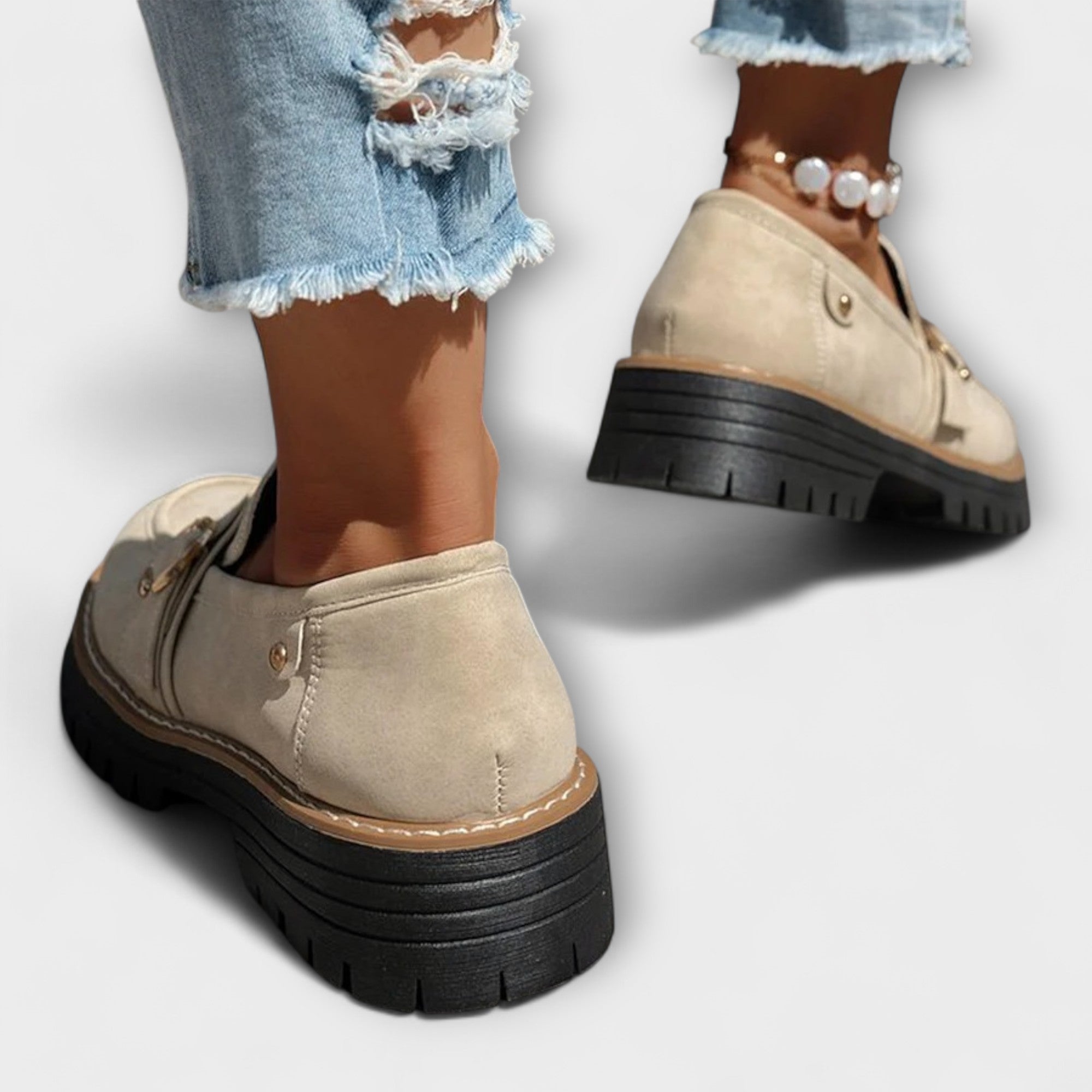 Lora™ | Casual Round Toe Moccasins
