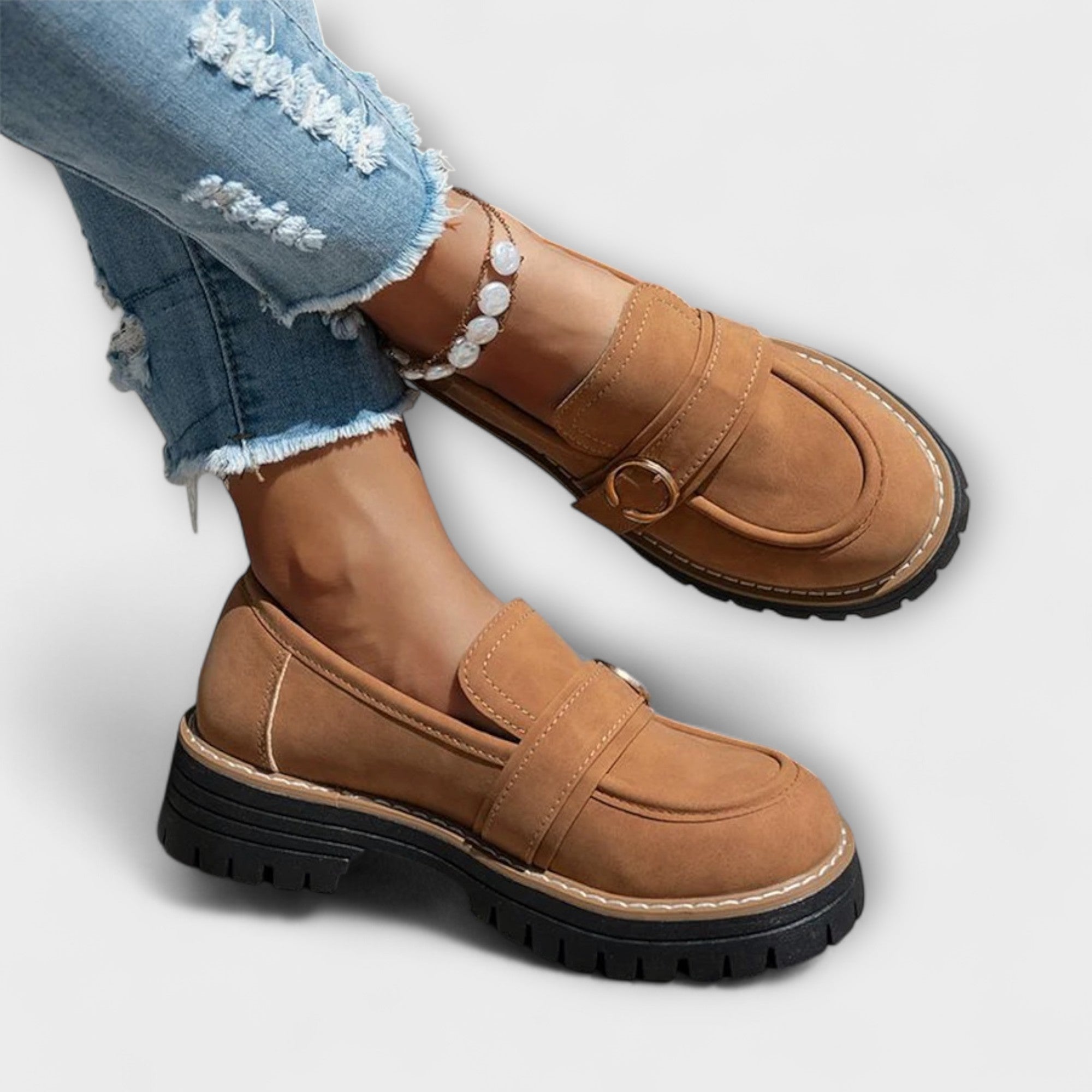 Lora™ | Casual Round Toe Moccasins