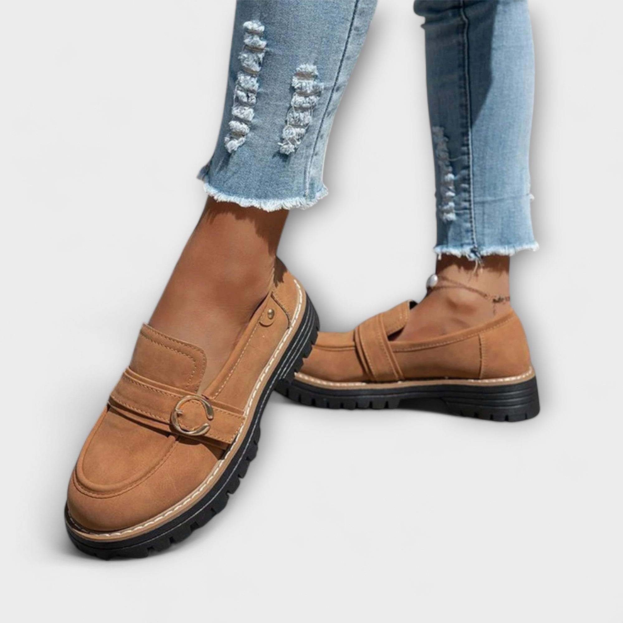 Lora™ | Casual Round Toe Moccasins