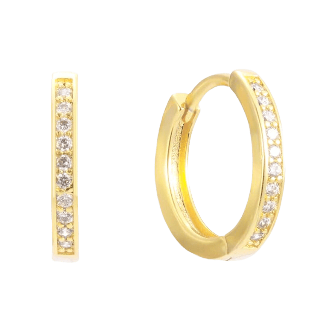 Hoop Earring with Zirconias