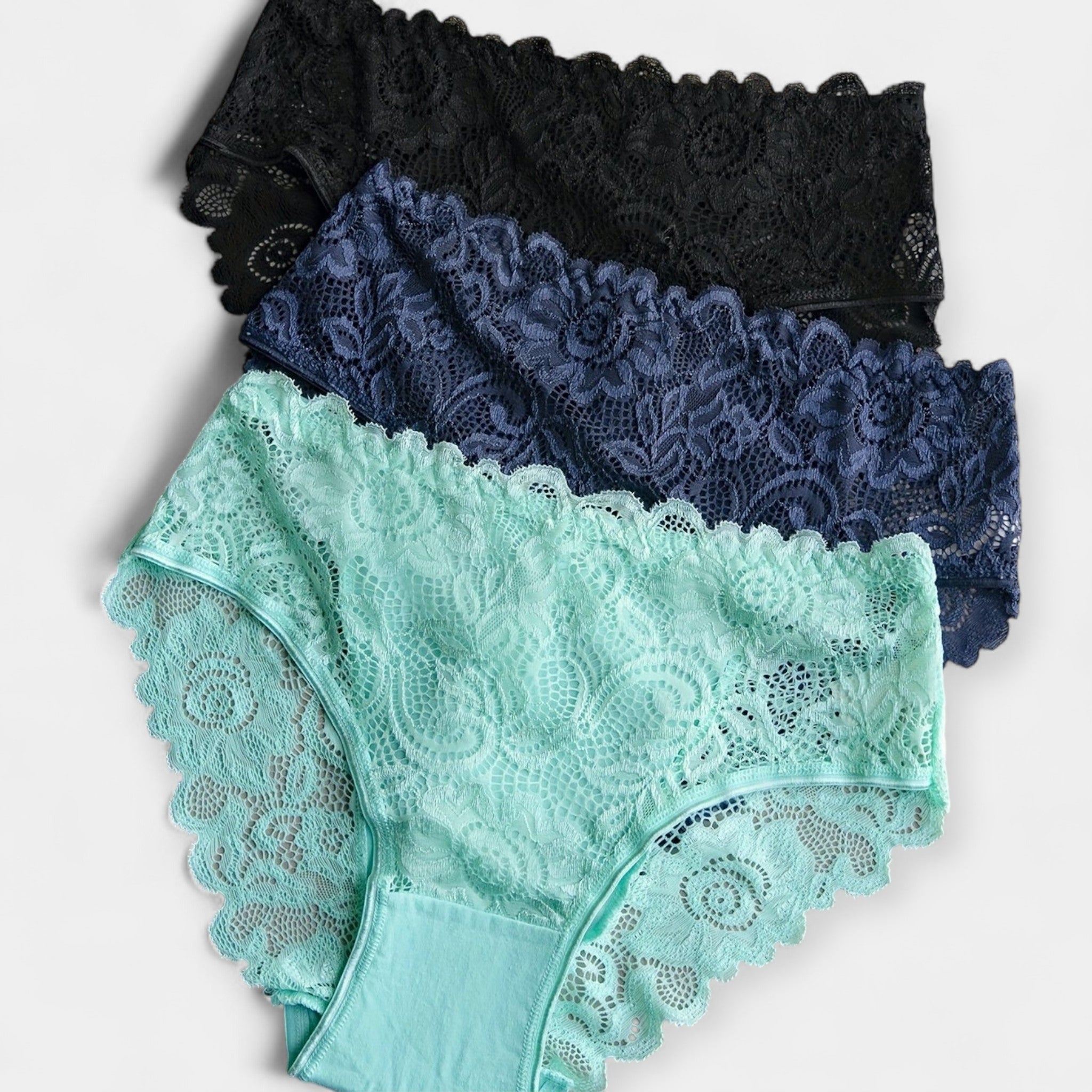 3-Pack Lace Briefs