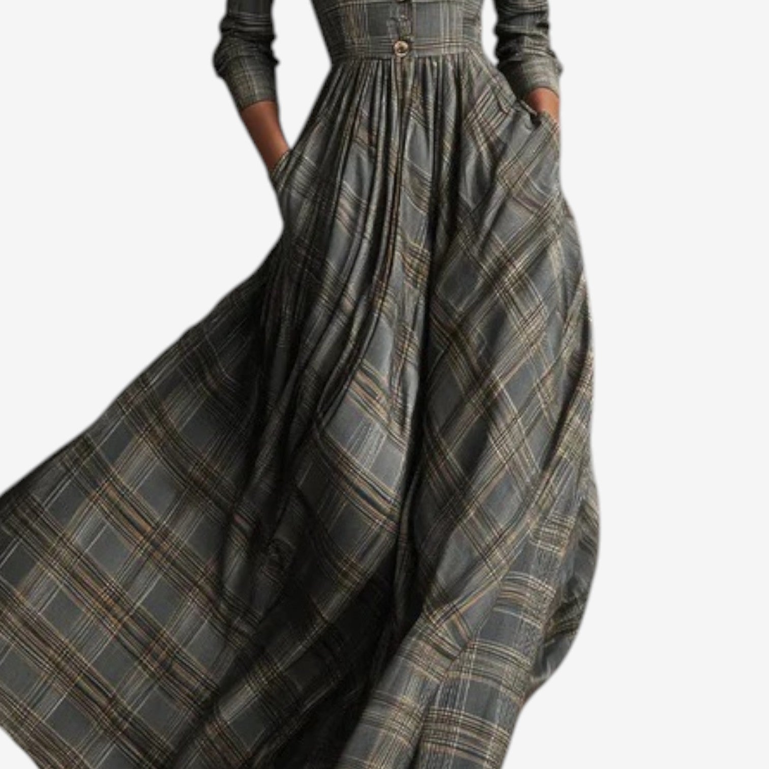 Laila™ Chic Checkered Robe