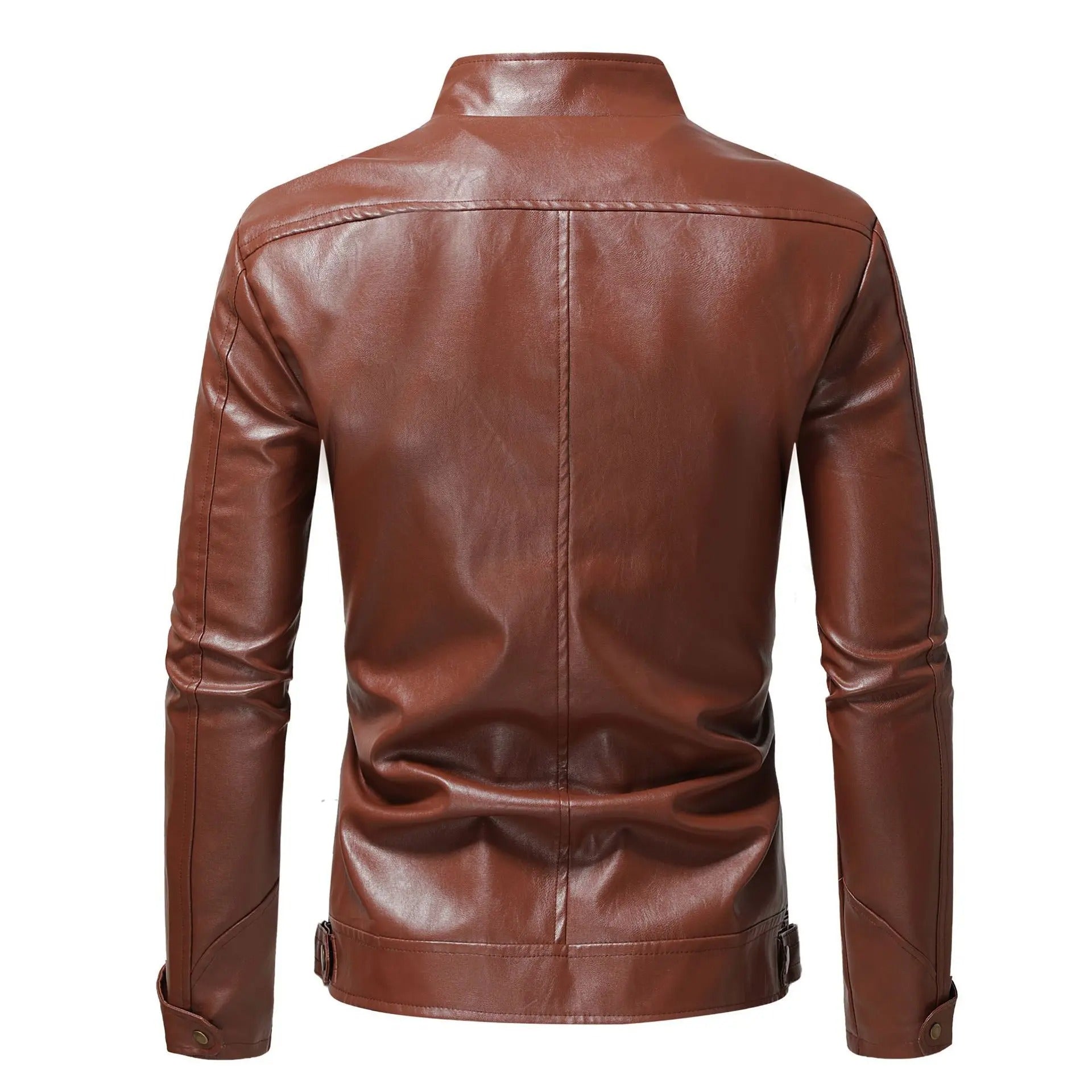Elegant Leather Men's Jacket