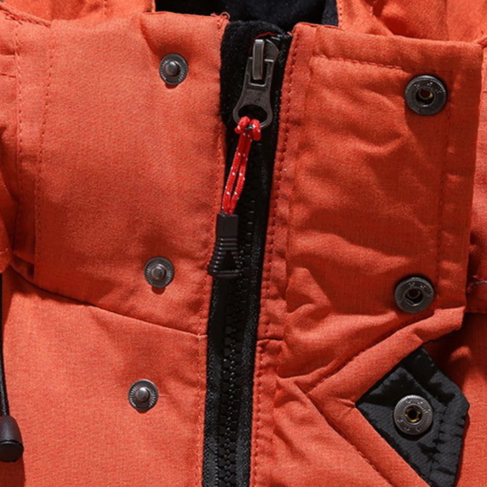 Weatherproof down jacket