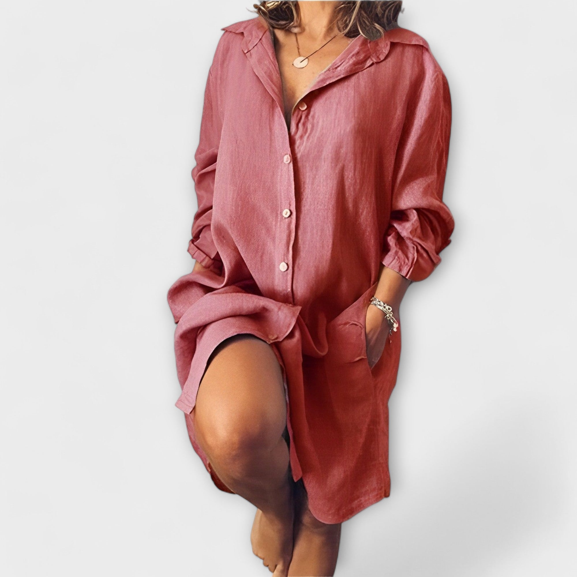 Casual Linen Blouse for Every Day