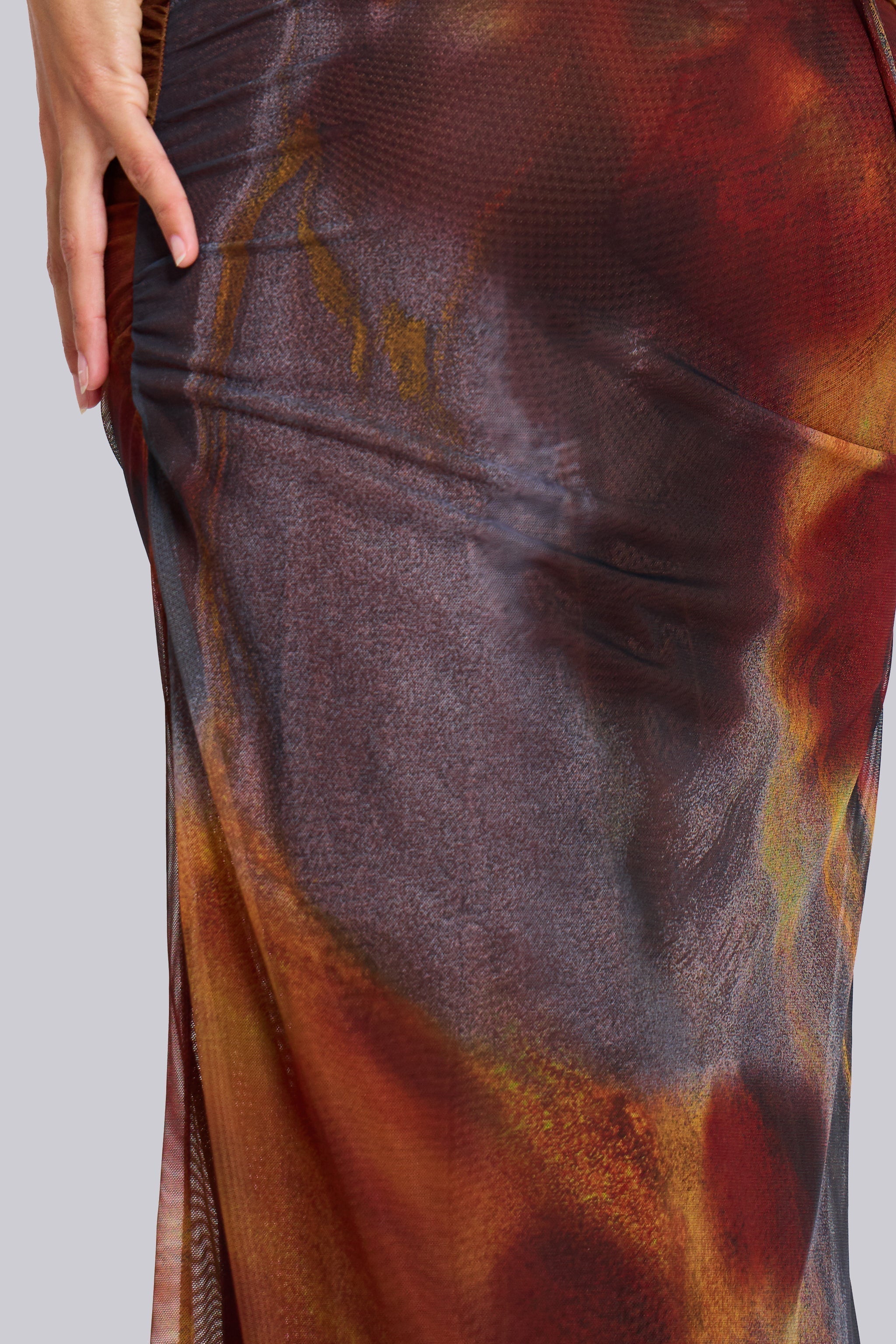 Maxi Jungle Whiskey Dress