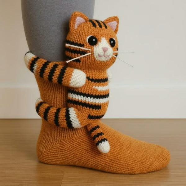 Cheerful animal socks